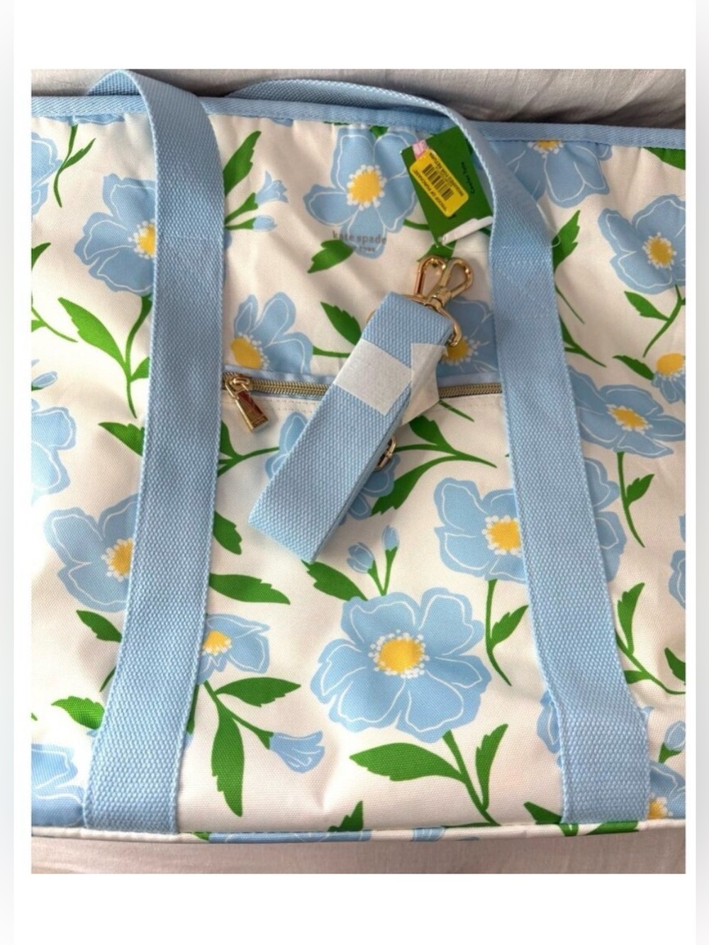 Kate Spade Sunshine Floral Insulated Cooler Tote Beach Picnic Travel - NWT - Picture 3 of 8